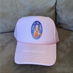 Nelk Boys Full Send ‘Sending Is My Religion’ Trucker Hat - Pink